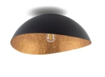 Plafon Sigma Solaris S czarny/miedziany