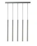 Lampa wisząca Sigma Sopel 5 prosty srebrny