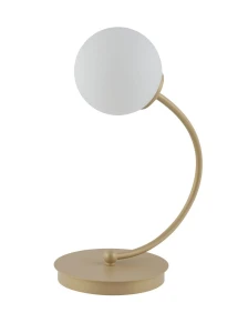 Lampa biurkowa Sigma VELVET złoty beż