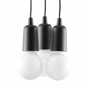 Lampa wisząca DIEGO 3 czarna