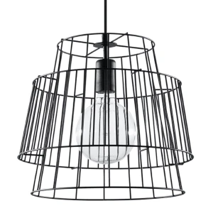 Lampa wisząca SOLLUX GATE czarny