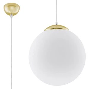 Lampa wisząca SOLLUX UGO 30 złota