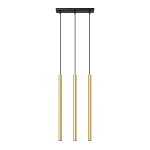 Lampa wisząca SOLLUX PASTELO 3L złoty połysk