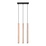 Lampa wisząca SOLLUX PASTELO 3L drewno