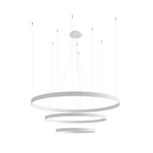 Żyrandol SOLLUX RIO 3 55/78/110 biały LED 3000K