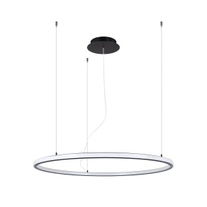 Żyrandol SOLLUX RISA 90 czarny LED 3000K