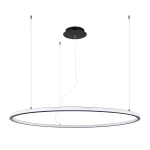 Żyrandol SOLLUX RISA 120 czarny LED 3000K