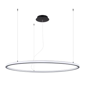 Żyrandol SOLLUX RISA 120 czarny LED 3000K