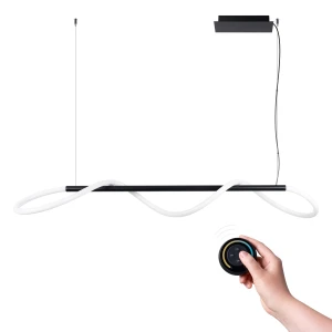 Lampa wisząca SOLLUX GALAKSE 148 czarna LED 2700-6500K
