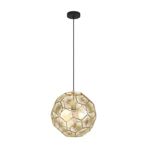 Lampa wisząca Eglo SKOURA złota