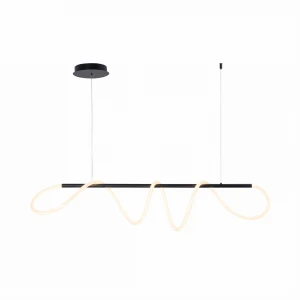 Lampa wisząca Zumaline BALBO 20006PM-BK