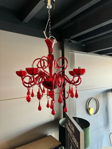 Lampa wisząca Ideal Lux LILLY SP5 ROSSO