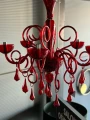 Lampa wisząca Ideal Lux LILLY SP5 ROSSO
