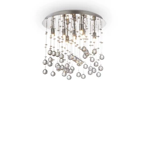 Plafon Ideal Lux MOONLIGHT PL8 złoty 8xG9 szer.40cm