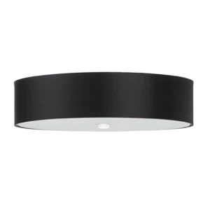 Plafon Sollux SKALA czarny E27 szer.50cm