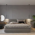 Lampa wisząca Sollux PASTELO 1 czarna G9 wys.100cm