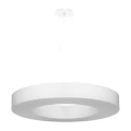 Lampa wisząca Sollux SATURNO SLIM 70 biała E27 śr.70cm wys.102cm