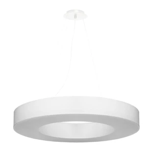 Lampa wisząca Sollux SATURNO SLIM 70 biała E27 śr.70cm wys.102cm