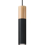 Lampa wisząca Sollux PABLO czarna GU10 wys.105cm