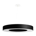 Lampa wisząca Sollux SATURNO SLIM 70 czarna E27 śr.70cm wys.102cm
