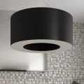 Lampa wisząca Sollux SATURNO SLIM 70 czarna E27 śr.70cm wys.102cm