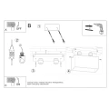 Plafon Sollux QUAD MAXI Czarny