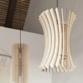 Lampa wisząca Sollux ORIANA drewniany E27 wys.107cm