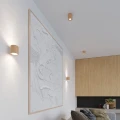 Plafon Sollux ORBIS Naturalne Drewno