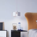 Lampa wisząca Sollux TULIP biała E27 wys.110cm