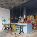 Lampa wisząca Sollux BALL grafit E27 wys.120cm