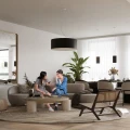 Lampa wisząca Sollux OTTO 50 czarna E27 wys.115cm