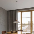 Lampa wisząca Sollux AFRA szara E27 wys.115cm