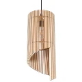 Lampa wisząca Sollux ALEXIA drewniana E27 wys.120cm