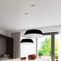 Lampa wisząca Sollux VEGA 60 czarna E27 wys.105cm