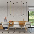 Lampa wisząca Sollux EDISON czarna E27 wys.106cm