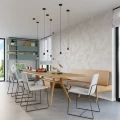Lampa wisząca Sollux EDISON czarna E27 wys.106cm