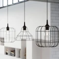 Lampa wisząca Sollux ANATA czarna E27 wys.95cm