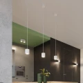 Lampa wisząca Sollux ORBIS 1 biała 1xGU10 wys.110cm