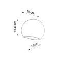 Kinkiet Sollux Ceramiczny GLOBE