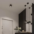 Lampa wisząca Sollux QUAD 1 czarna 1xGU10 wys.110cm