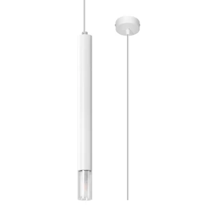 Lampa wisząca SOLLUX WEZYR 1 biała GU10 wys.120cm