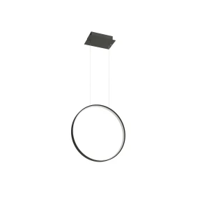 Lampa wisząca SOLLUX RIO 55 czarna3000K LED