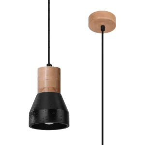 Lampa wisząca SOLLUX QUBIC czarna wys.120cm