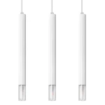 Lampa wisząca SOLLUX WEZYR 3 biała wys.120cm
