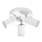 Plafon SOLLUX RING 3P biały szer.20cm