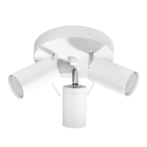 Plafon SOLLUX RING 3P biały szer.20cm
