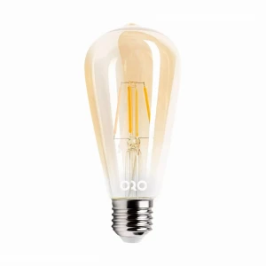 Żarówka Zumaline  ORO-E27-ST64-FL-AMBER-1,3W-WW transparentny