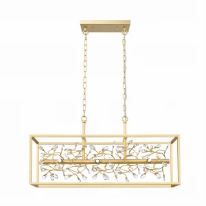 Lampa wisząca Zumaline SPRING P0578-06C-V7V7 złoty