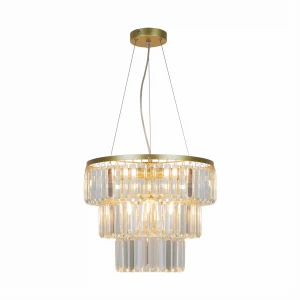Lampa wisząca Zumaline TIFANNY P17127-4-1GD złoty