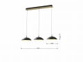Lampa wisząca trójka Aviano ROSSKOFF 7001-304